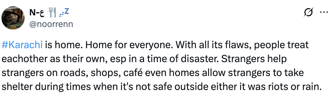 The only good thing to come out of Karachi’s floods was Karachiites