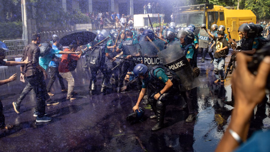 Debunking AI claim: Bangladeshi police restrains protesting student, claims photo is AI generated