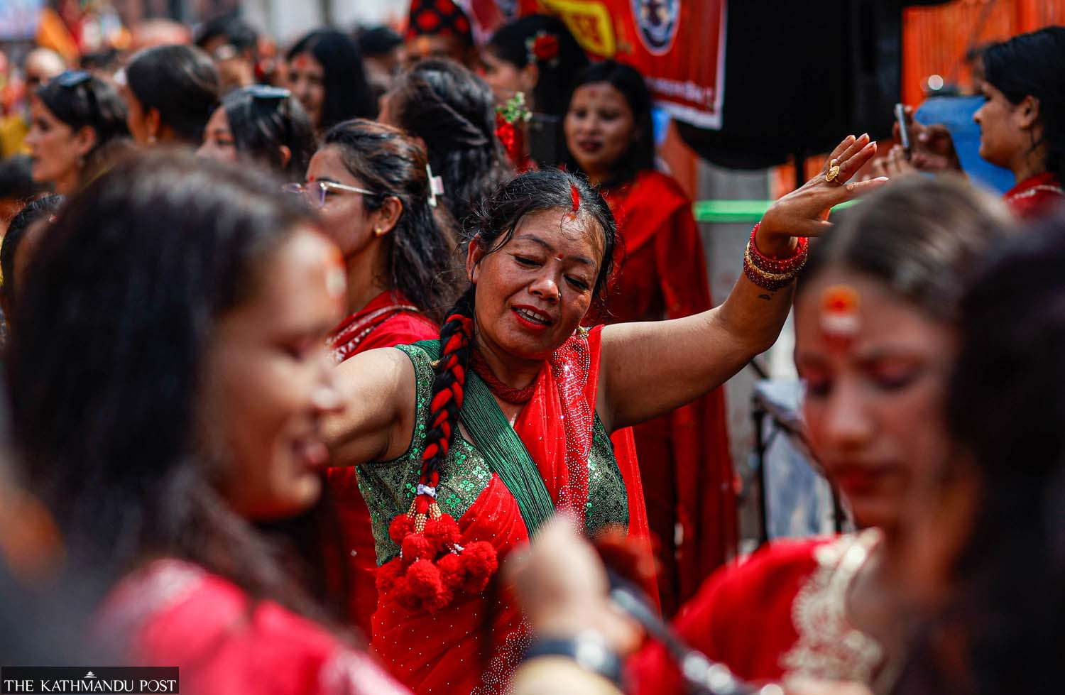 Nepal’s Hindu women throng Pashupatinath temple to celebrate Haritalika Teej