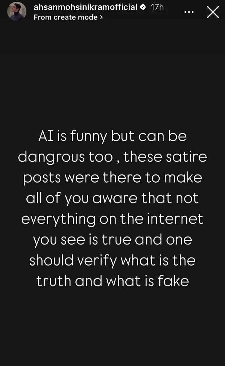 Pakistani actor Ahsan Mohsin Ikram throws a star-studded ‘AI birthday party’ to highlight the weirdness of it all