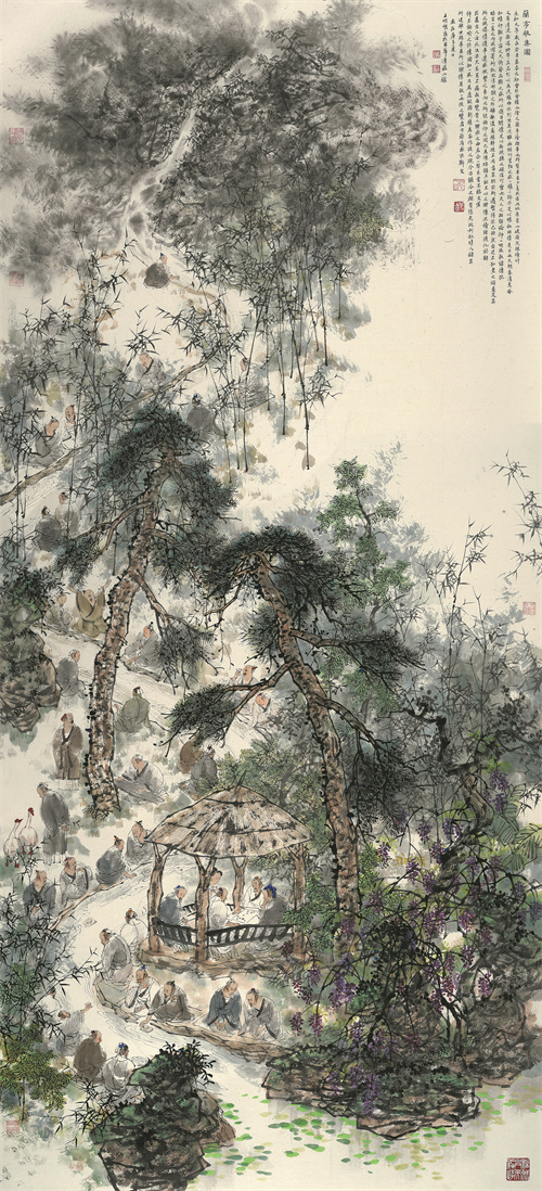 Acclaimed Chinese artist creates paintings of nature in miniature form, evoking philosophical reflections