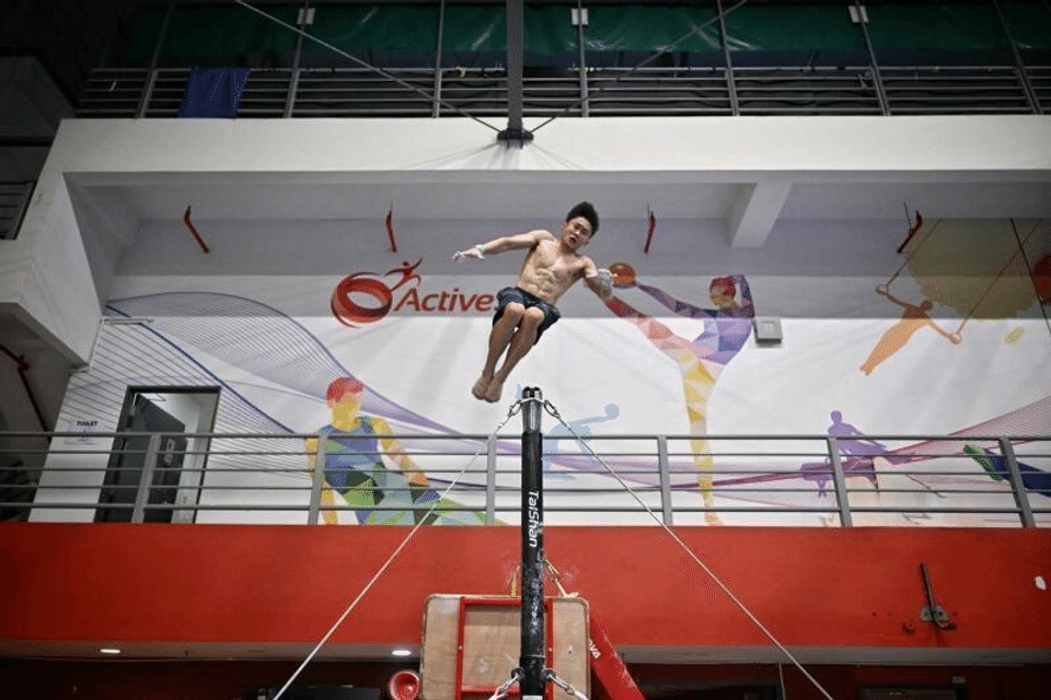 Singaporean gymnast makes his mark on the world stage