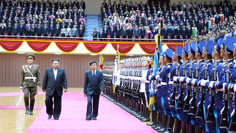 Laos, North Korea leaders hold talks to bolster ties