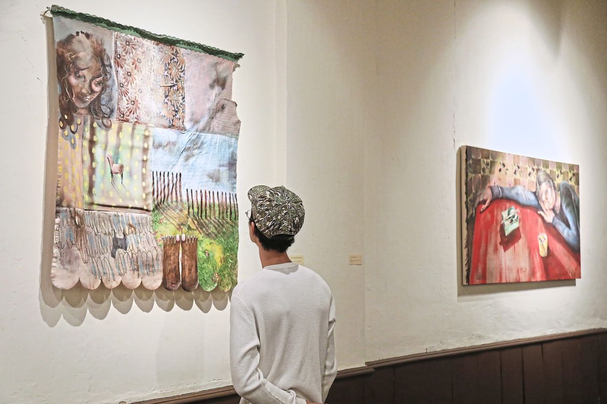 Singaporean artist Aisha Rosli makes her Kuala Lumpur debut, stirring emotion through gesture and texture