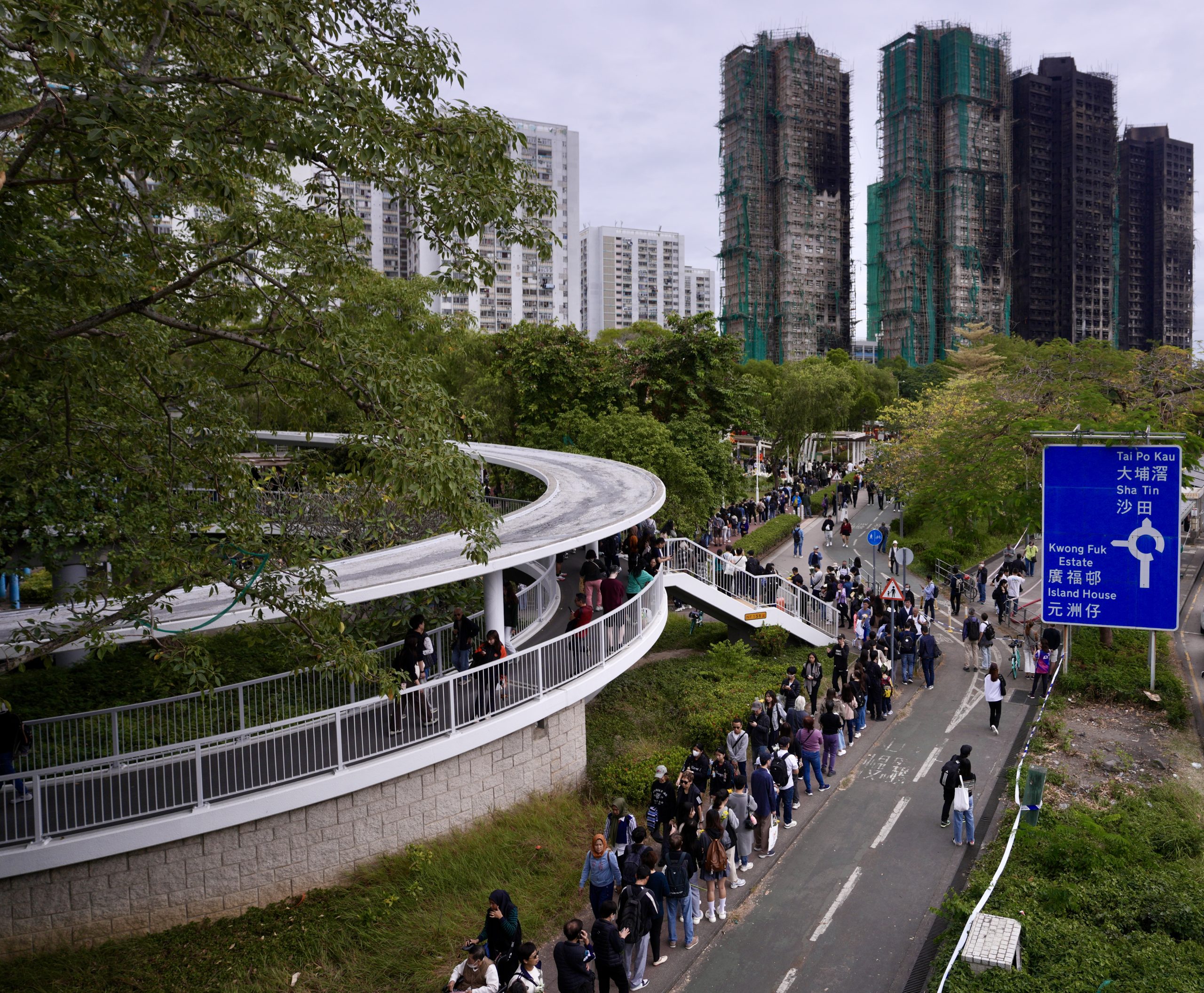 Hong Kong blaze: Death toll climbs to 146, three blocks still to be searched