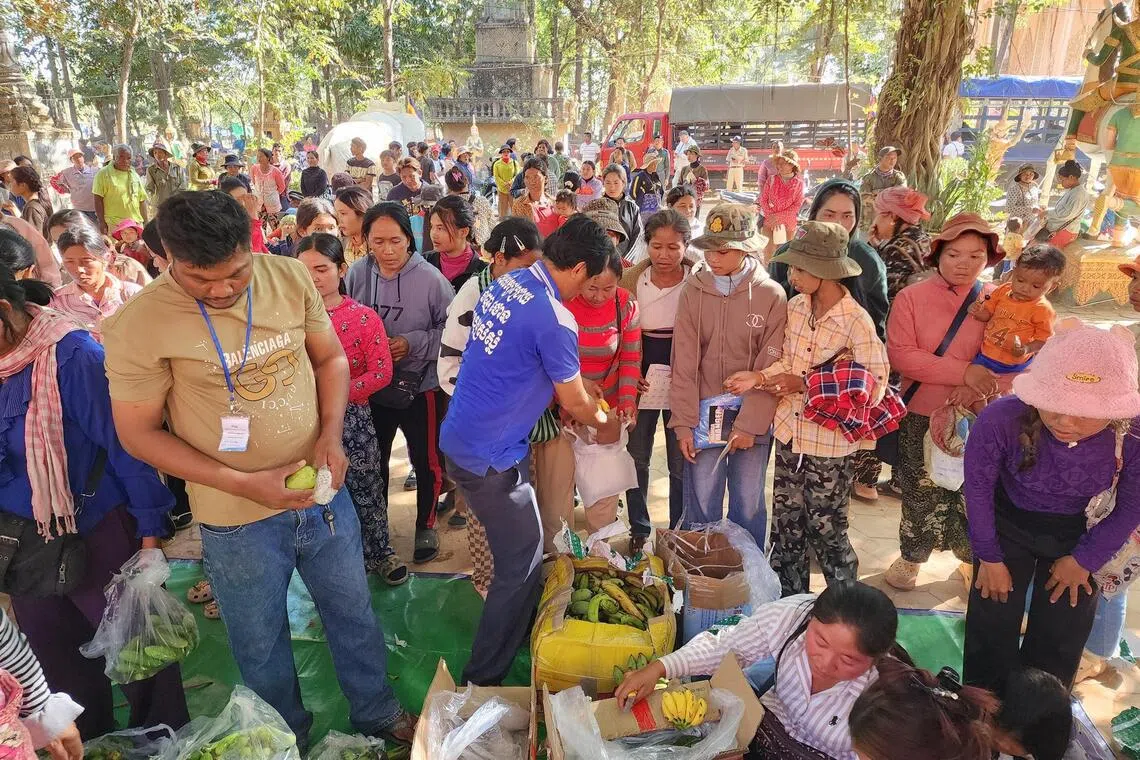 Displaced Cambodians flee again, and again, as Thai-Cambodia conflict continues