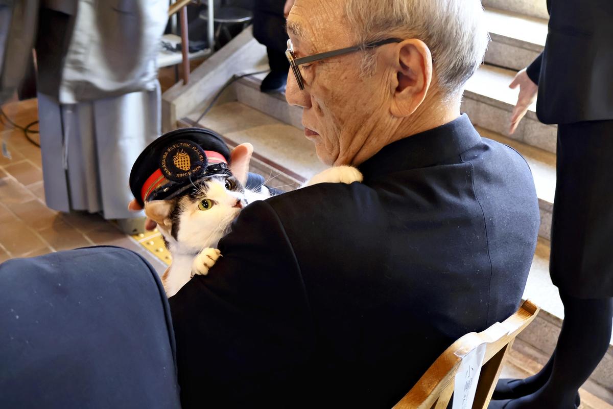 Funeral held in Japan for cat stationmaster Nitama, with 500 fans in attendance