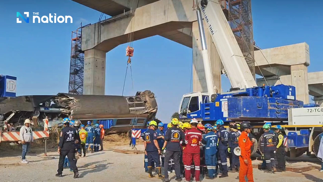 Thailand train crash: Authorities rush to clear wreckage as death toll rises to 31