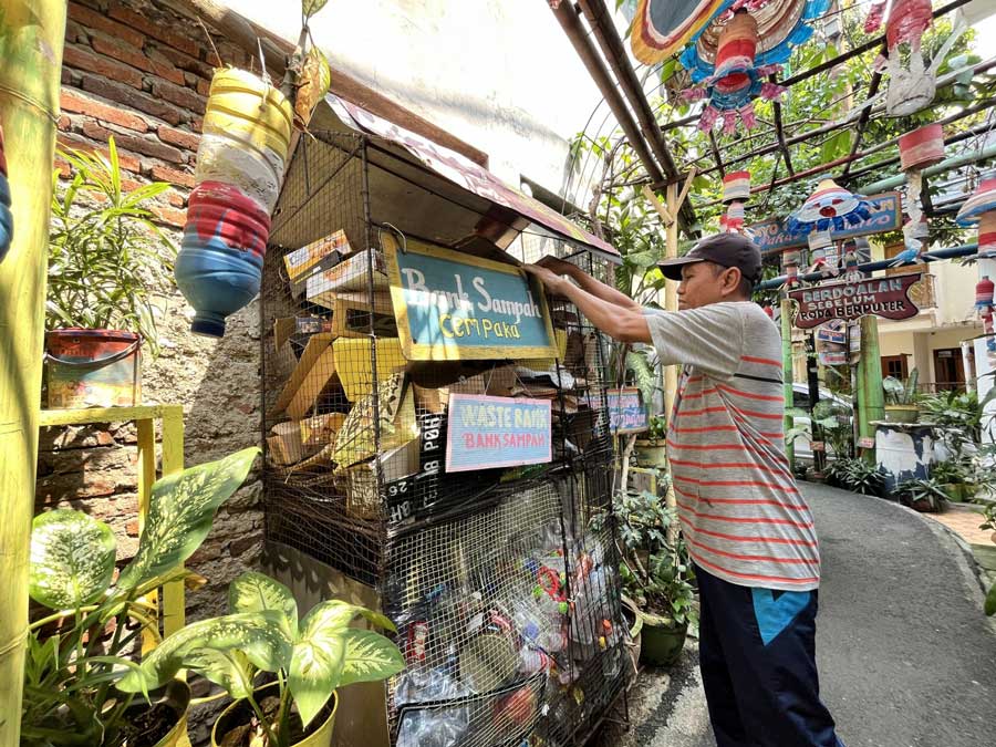 ‘Samtama Village’ menunjukkan potensi pemilahan sampah di Jakarta – Asia News Network