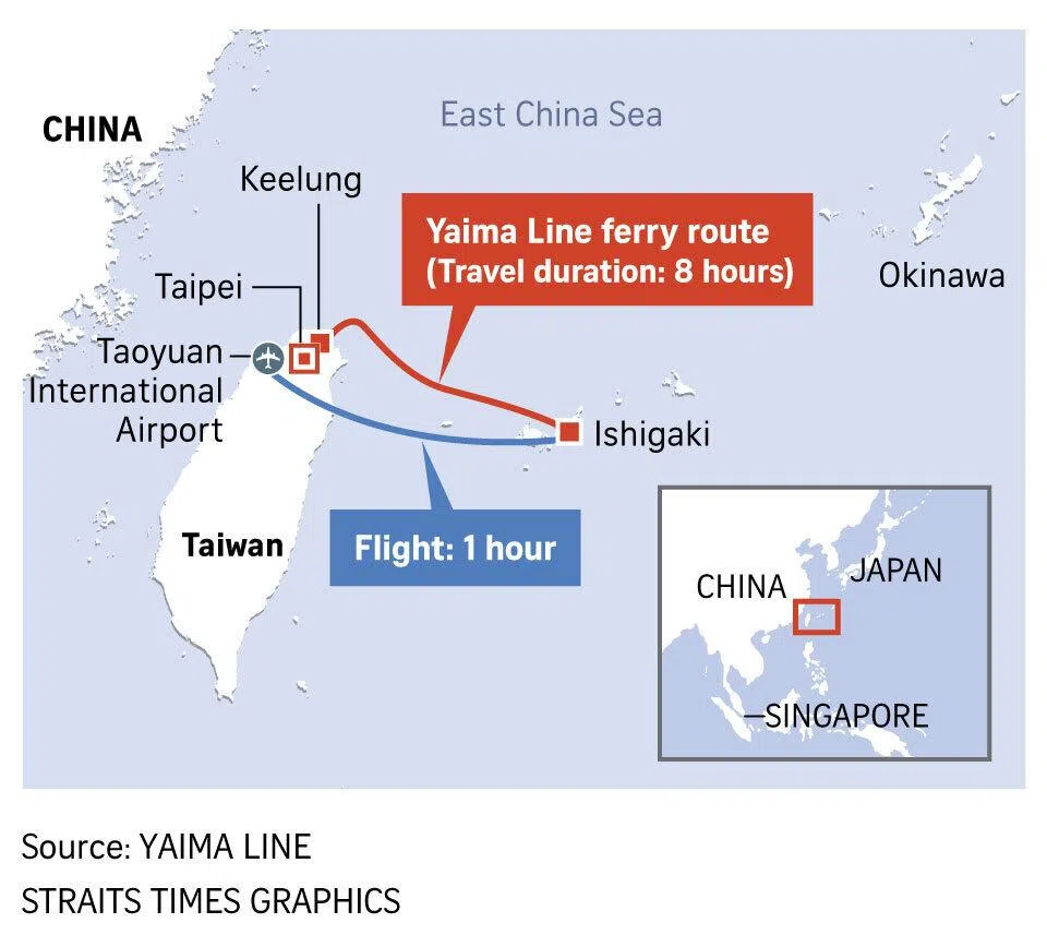 How a new tourist ferry from Taiwan to Japan could play a different role in times of crisis