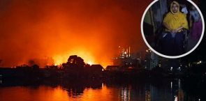 Wheelchair-bound and alone, Bokul cried for help. A teen saved her as Dhaka slum burned