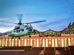 Indonesia President Prabowo makes first presidential visit to future capital Nusantara