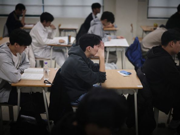 English meltdown in South Korea’s college scholastic ability test drives students back to cram schools