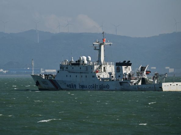 Japan, China coast guards face off near disputed islands