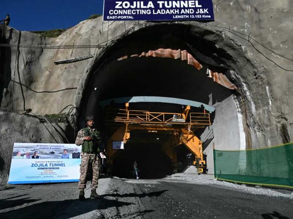 India nears completion of strategic Himalayan tunnel near China border