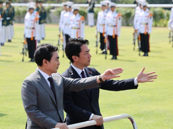 South Korea, Japan defence chiefs reaffirm commitment to complete denuclearisation of Korean Peninsula