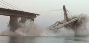 Under construction four lane bridge collapses in Bihar’s Bhagalpur-Khagaria