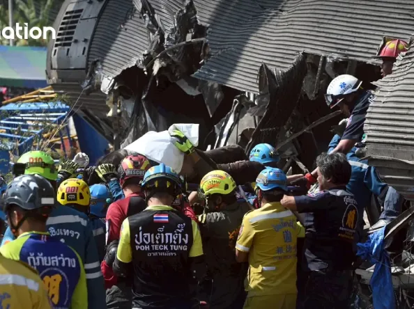Thailand train crash: Authorities rush to clear wreckage as death toll rises to 31