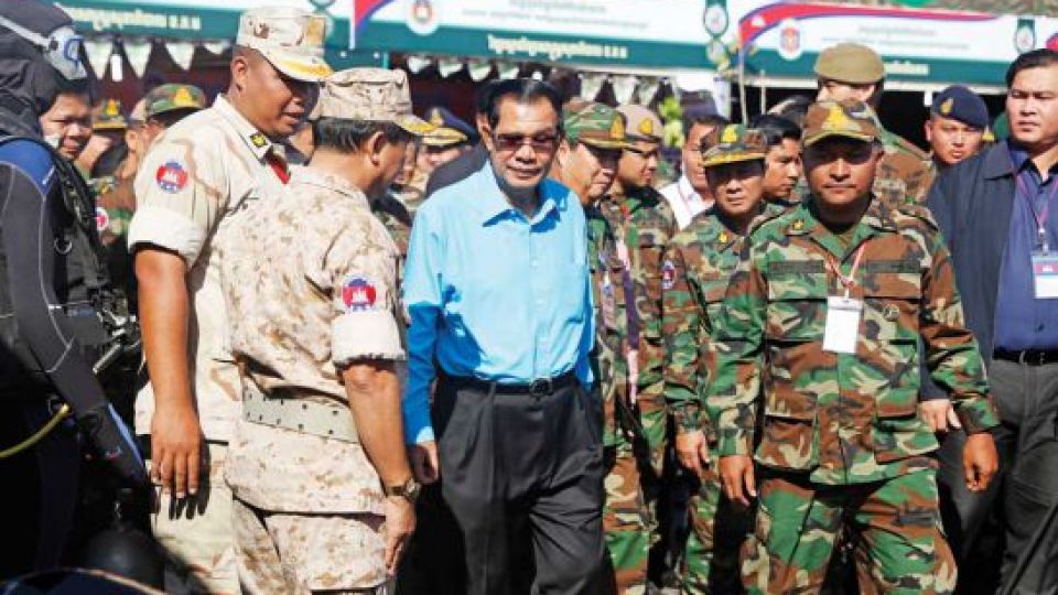 prime-minister-hun-sen-visits-an-exhibition-of-military-hardware-and-exercises-on-phnom-penhs-koh-pich-on-saturday.-sreng-meng-srun.jpg