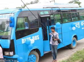 Nepal launching women-only ‘Blue Bus’ service amid sustainability concerns